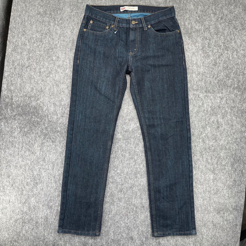 Levis 511 Slim Jeans Mens 20 Reg 30x30 Dark Indigo Denim Pants